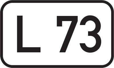 Straßenschild Landesstraße L 73