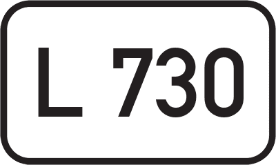 Straßenschild Landesstraße L 730