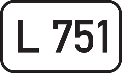 Straßenschild Landesstraße L 751