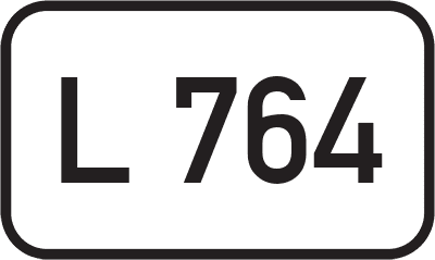 Straßenschild Landesstraße L 764