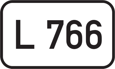 Straßenschild Landesstraße L 766