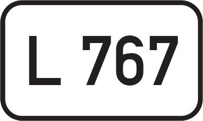Straßenschild Landesstraße L 767