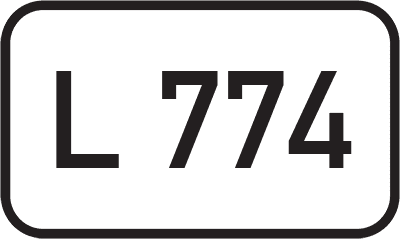 Straßenschild Landesstraße L 774
