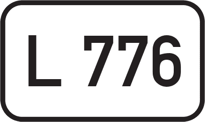 Straßenschild Landesstraße L 776