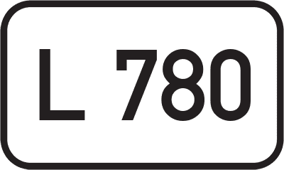 Straßenschild Landesstraße L 780