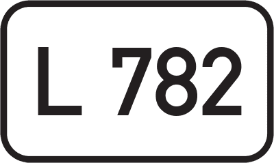 Straßenschild Landesstraße L 782