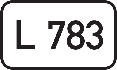 Straßenschild Landesstraße L 783
