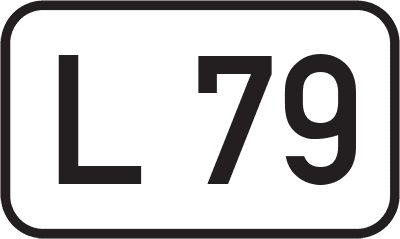 Straßenschild Landesstraße L 79
