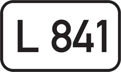 Straßenschild Landesstraße L 841