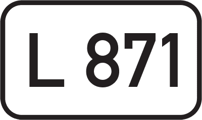 Straßenschild Landesstraße L 871