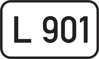 Straßenschild Landesstraße L 901