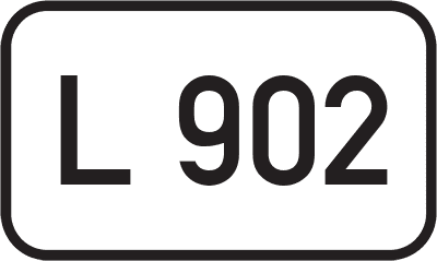 Straßenschild Landesstraße L 902