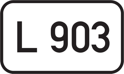 Straßenschild Landesstraße L 903