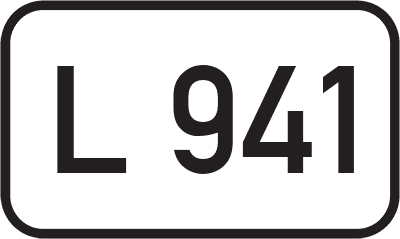 Straßenschild Landesstraße L 941