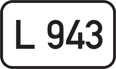 Straßenschild Landesstraße L 943