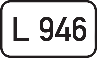 Straßenschild Landesstraße L 946