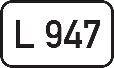 Straßenschild Landesstraße L 947