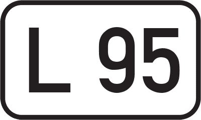 Straßenschild Landesstraße L 95