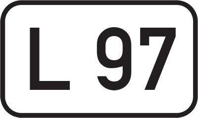 Straßenschild Landesstraße L 97