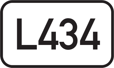 Straßenschild Landesstraße L434