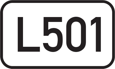 Straßenschild Landesstraße L501