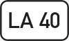 Landesstraße: LA 40