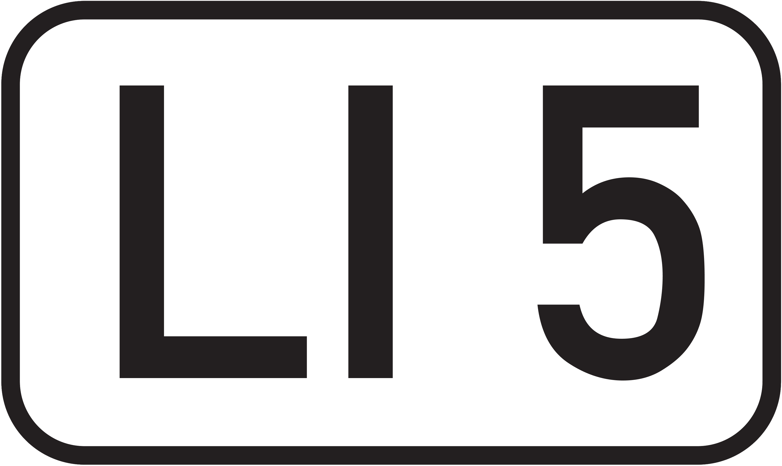 Straßenschild Landesstraße LI 5