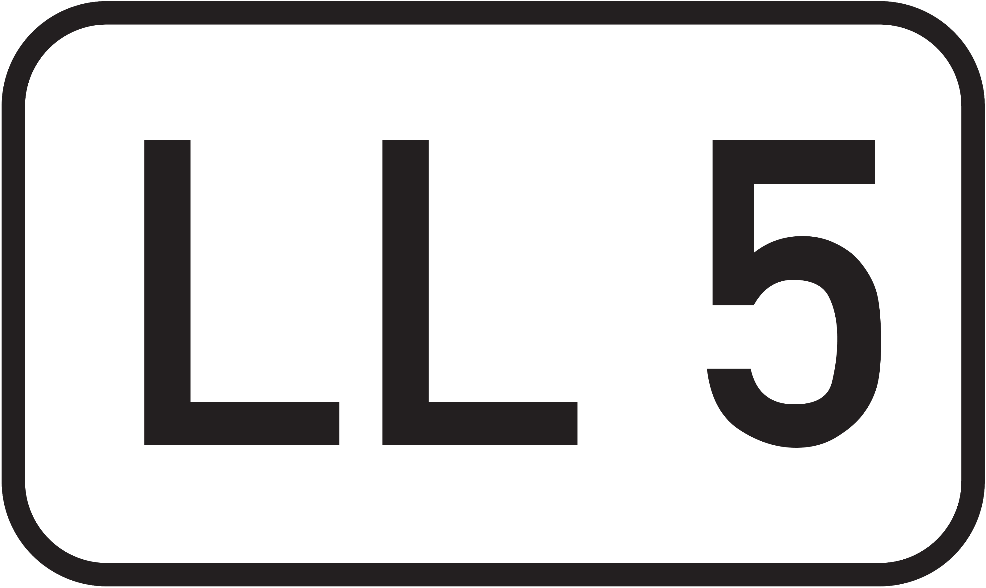 Straßenschild Landesstraße LL 5