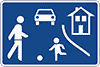 Spielstraße: Verkehrsberuhigter Bereich