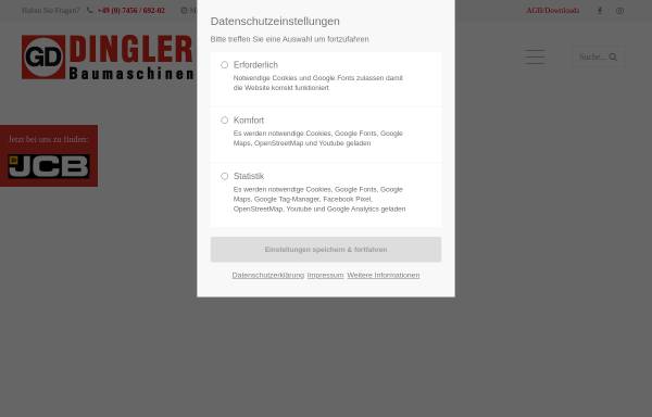 Vorschau von www.dingler-baumaschinen.de, Meva Schalungs-Systeme GmbH