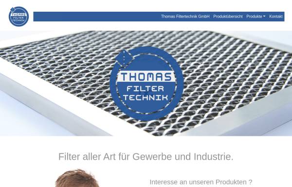 Vorschau von www.thomas-filtertechnik.de, Erwin Thomas e.K.