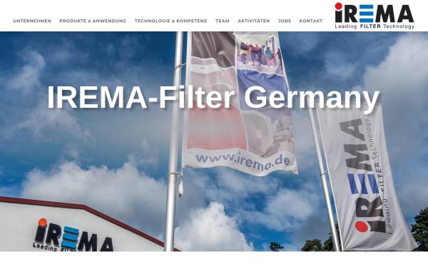 Vorschau von www.irema.de, Irema Filter GmbH