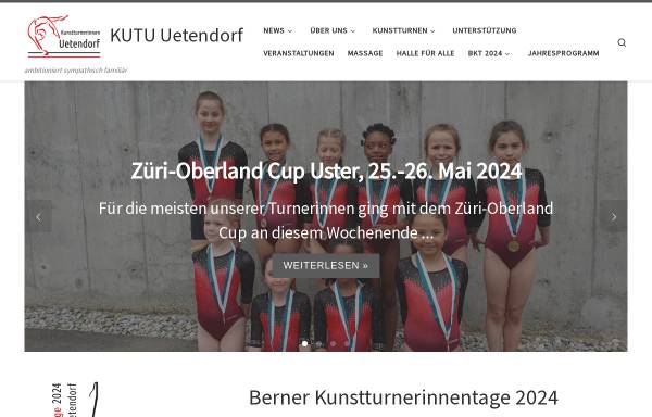 Vorschau von kutu-uetendorf.ch, Kunstturnerinnen Uetendorf