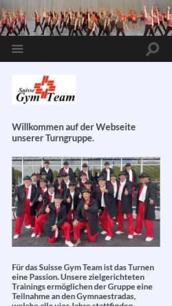Vorschau der mobilen Webseite suissegymteam.ch, Suisse Gym Team Mänerturner