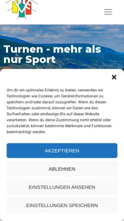 Vorschau der mobilen Webseite tverlach.ch, TV Erlach
