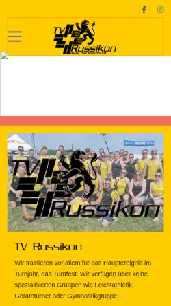 Vorschau der mobilen Webseite www.tvrussikon.ch, TV Russikon