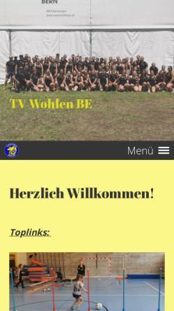 Vorschau der mobilen Webseite www.tvwohlen.ch, TV Wohlen