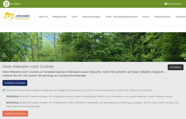Vorschau von www.schafundziege.at, Niederösterreichischer Zuchtverband für Schafe und Ziegen