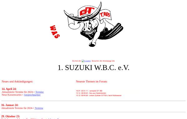 Vorschau von www.wasserbueffel-club.de, 1. Suzuki Wasserbüffel-Club e.V.