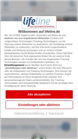 Vorschau der mobilen Webseite www.qualimedic.de, Schuppenflechte