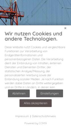 Vorschau der mobilen Webseite www.fading.de, Fading.de - intl. Portal zum Kurzwellen-Fernempfang