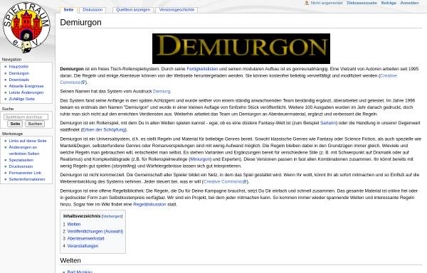 Vorschau von wiki.thku.de, Demiurgon