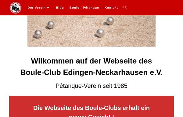 Vorschau von www.boule-club.de, Boule Club Edingen-Neckarhausen