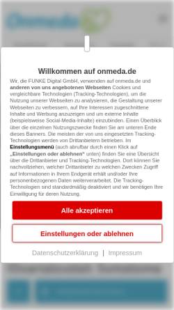Vorschau der mobilen Webseite www.onmeda.de, Eierstockzyste