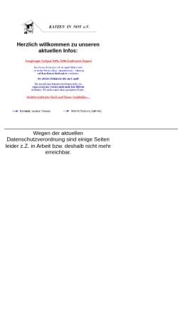 Vorschau der mobilen Webseite katzen-in-not.de, Katzen in Not e.V.