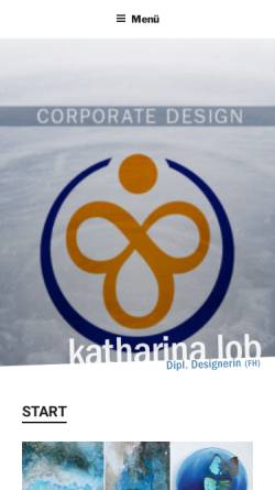 Vorschau der mobilen Webseite www.katharina-lob.de, Katharina Lob