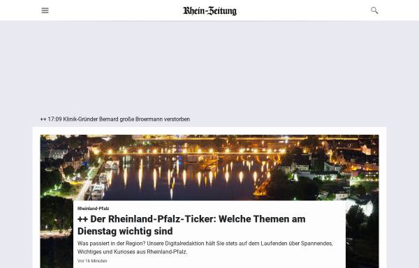 Vorschau von www.rhein-zeitung.de, Rhein-Zeitung