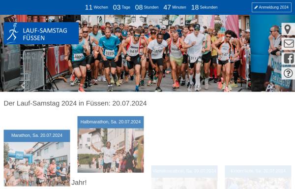 Vorschau von www.koenigludwigmarathon.de, Füssener König-Ludwig-Marathon