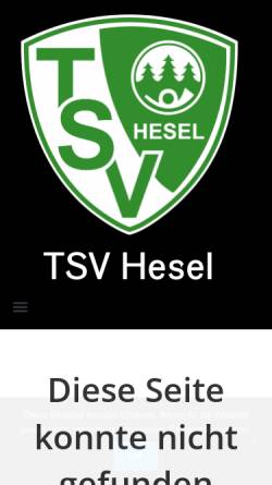 Vorschau der mobilen Webseite www.tsv-hesel.de, Ostfriesland-Marathon in Hesel
