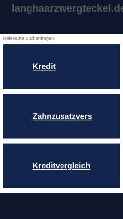 Vorschau der mobilen Webseite www.langhaarzwergteckel.de, Vom Beerenpfuhl
